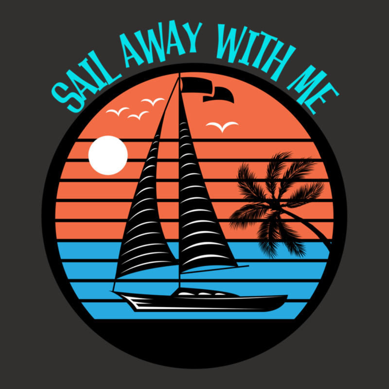 Sail Away With Me Retro Sail Boat Champion Hoodie | Artistshot