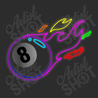 Colorful Neon Lights Eight Ball Billiards Pool Mm Exclusive T-shirt | Artistshot