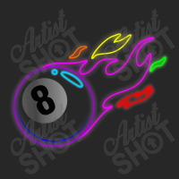 Colorful Neon Lights Eight Ball Billiards Pool Mm Men's T-shirt Pajama Set | Artistshot