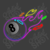 Colorful Neon Lights Eight Ball Billiards Pool Mm Men's Polo Shirt | Artistshot