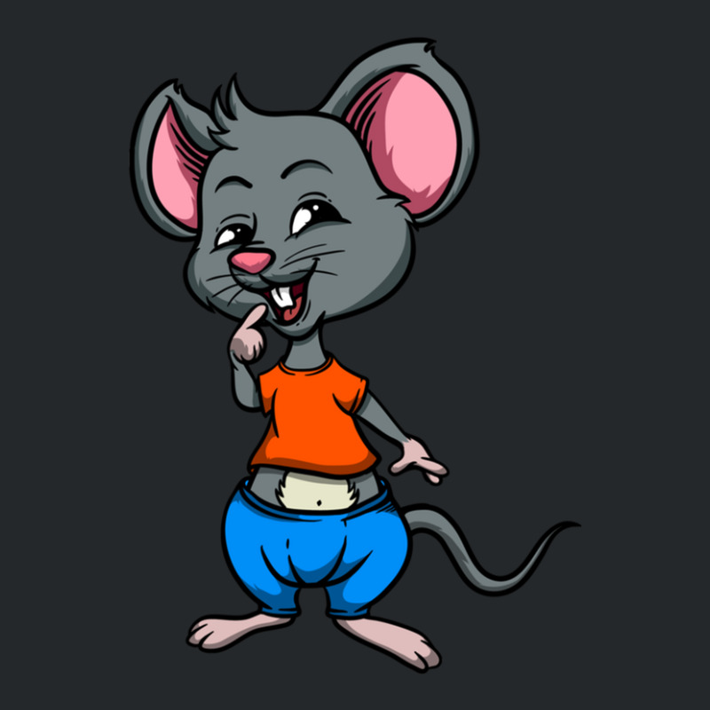 Cute Anthropomorphic Human-like Cartoon Character Mouse In Clothes Crewneck Sweatshirt by RobrertDunn | Artistshot