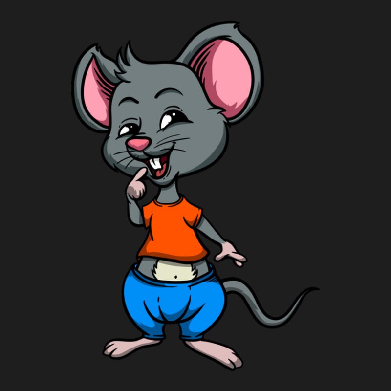 Cute Anthropomorphic Human-like Cartoon Character Mouse In Clothes Classic T-shirt by RobrertDunn | Artistshot