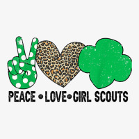 Peace Love Cookie Scout For Girls Bakery Cookie Season Ladies Fitted T-shirt | Artistshot