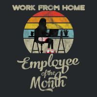 Work From Home Employee Of The Month Wfh Telecommuting Crewneck Sweatshirt | Artistshot