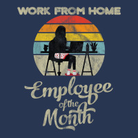 Work From Home Employee Of The Month Wfh Telecommuting Ladies Denim Jacket | Artistshot