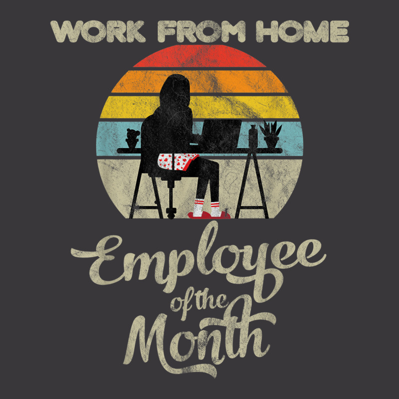 Work From Home Employee Of The Month Wfh Telecommuting Ladies Curvy T-Shirt by StarActon | Artistshot