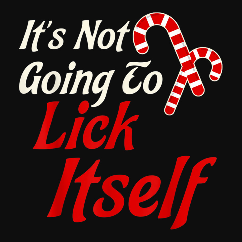 It's Not Going To Lick Itself Adult Funny Christmas Crop Top by AmberAThompson | Artistshot