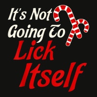 It's Not Going To Lick Itself Adult Funny Christmas Scorecard Crop Tee | Artistshot