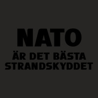 Nato är Det Bästa Strandskyddet  Sverige In I Nato! Ladies Fitted T-shirt | Artistshot