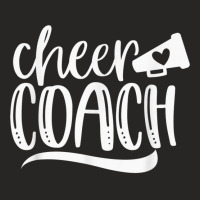 Womens Cheer Coach Shirt, Megaphone Distressed Design Ladies Fitted T-shirt | Artistshot