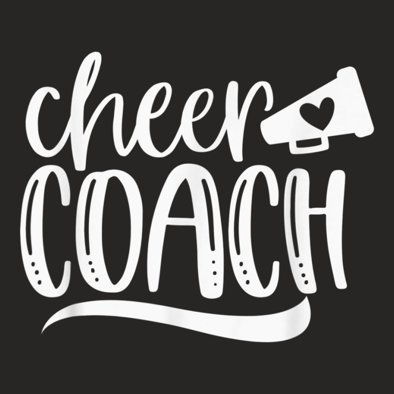 Womens Cheer Coach Shirt, Megaphone Distressed Design Ladies Fitted T-Shirt by DanielEricJagd | Artistshot