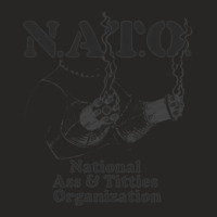 Nato National Ass Amp Titties Organization Ladies Fitted T-shirt | Artistshot