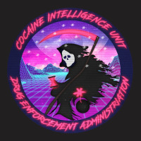 Vaporwave Chapo Trap House Cocaine Intelligence Unit T-shirt | Artistshot