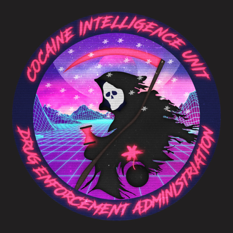 Vaporwave Chapo Trap House Cocaine Intelligence Unit T-shirt | Artistshot