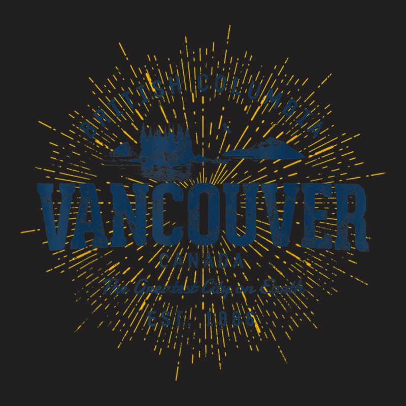 Canada Vacation Souvenir Vintage Vancouver T-Shirt by LucianaFoster | Artistshot