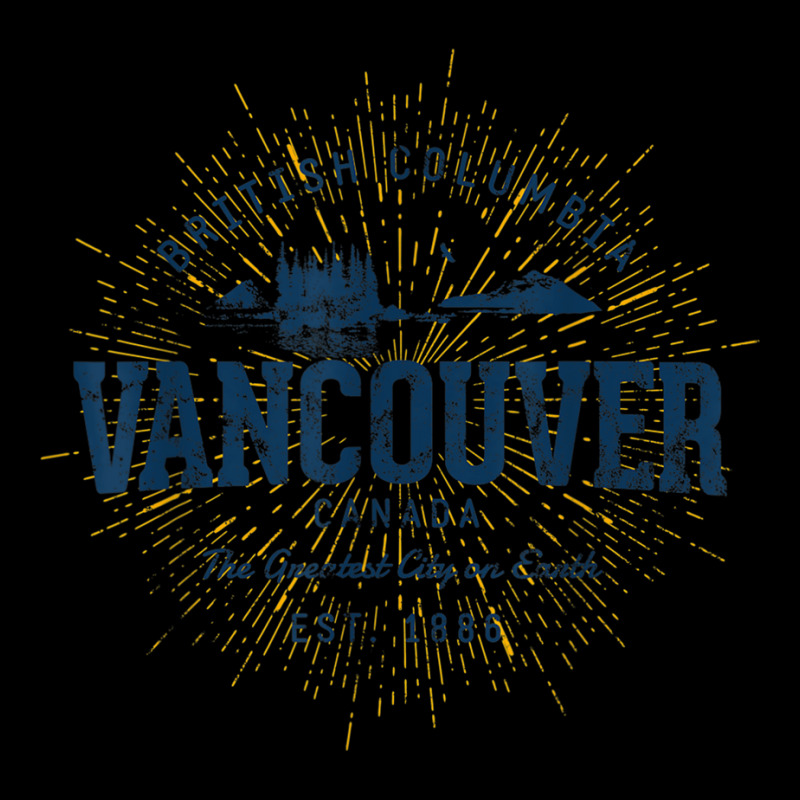 Canada Vacation Souvenir Vintage Vancouver Zipper Hoodie by LucianaFoster | Artistshot