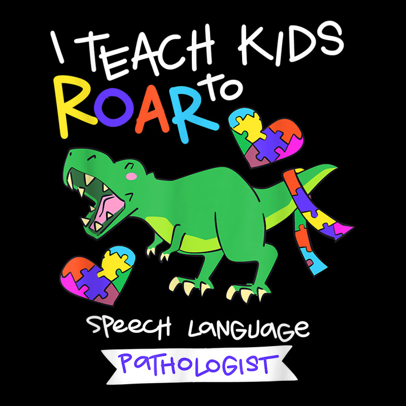 Speech Language Pathologist Dinosaur T Rex Roar Ii T Shirt Adjustable Cap | Artistshot