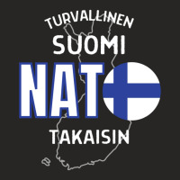 Nato Makes Finland Safe Again Ladies Fitted T-shirt | Artistshot