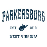 Parkersburg West Virginia Wv Vintage Sports Navy Print Sweatshirt Men's T-shirt Pajama Set | Artistshot