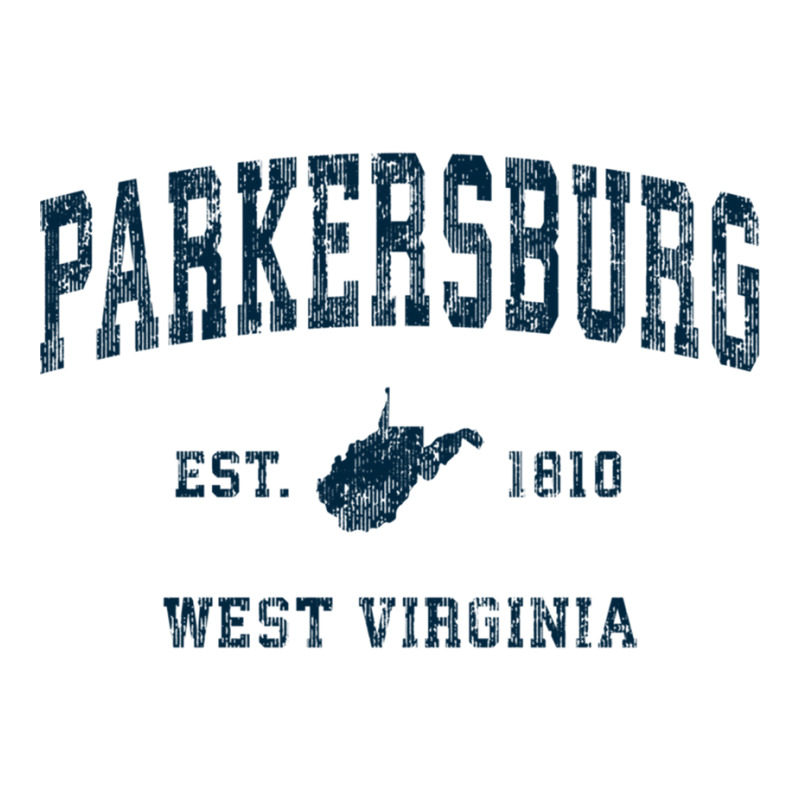 Parkersburg West Virginia Wv Vintage Sports Navy Print Sweatshirt Youth Tee by cm-arts | Artistshot