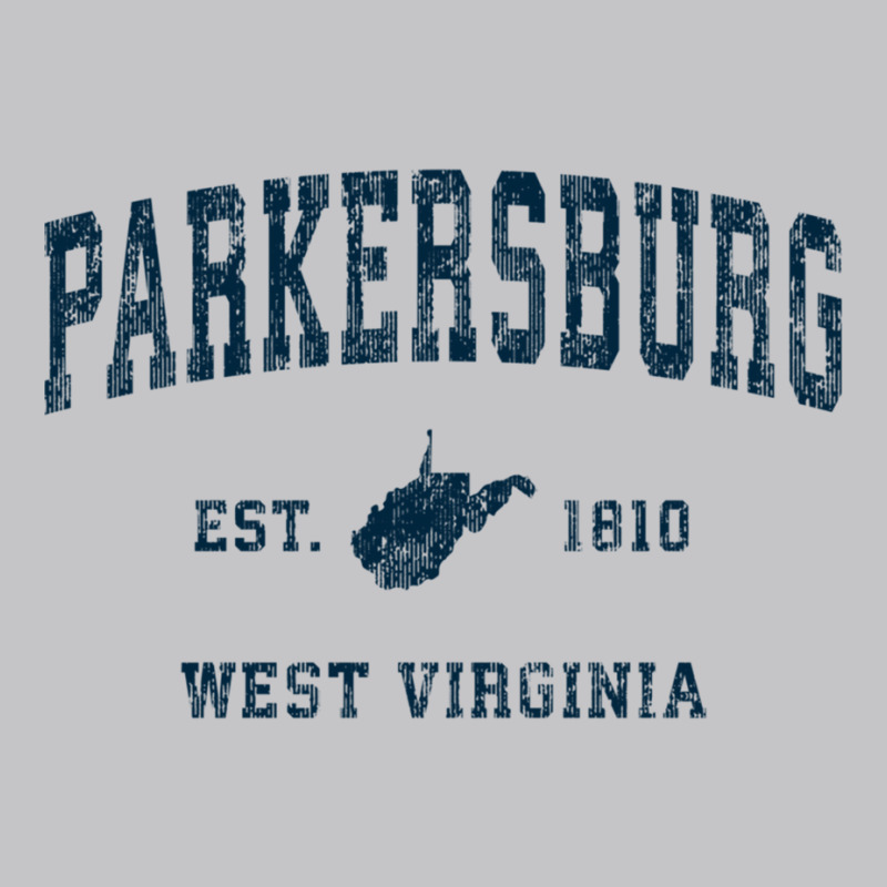 Parkersburg West Virginia Wv Vintage Sports Navy Print Sweatshirt Baby Bodysuit by cm-arts | Artistshot