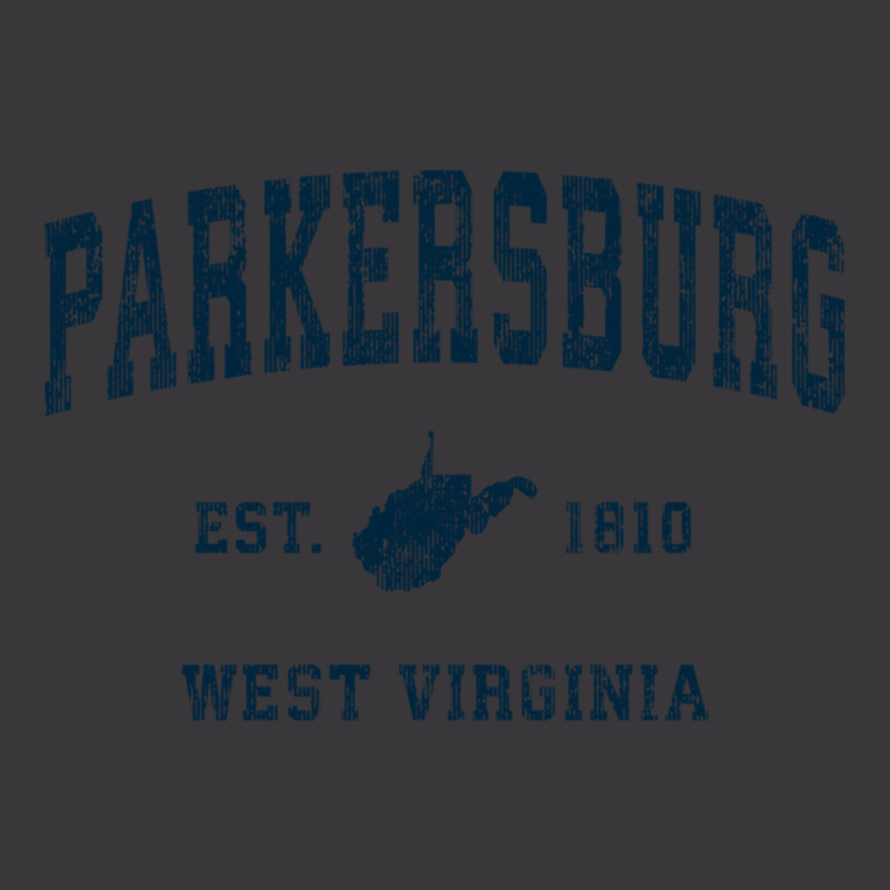 Parkersburg West Virginia Wv Vintage Sports Navy Print Sweatshirt Ladies Curvy T-Shirt by cm-arts | Artistshot