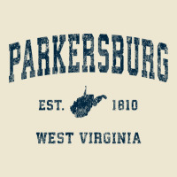 Parkersburg West Virginia Wv Vintage Sports Navy Print Sweatshirt Cropped Hoodie | Artistshot