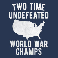 Two Time Ww1 Ww2 American Flag Champions T Shirt Men Denim Jacket | Artistshot