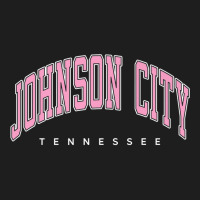 Johnson City Tennessee Tn Varsity Style Pink Text Premium T Shirt Classic T-shirt | Artistshot