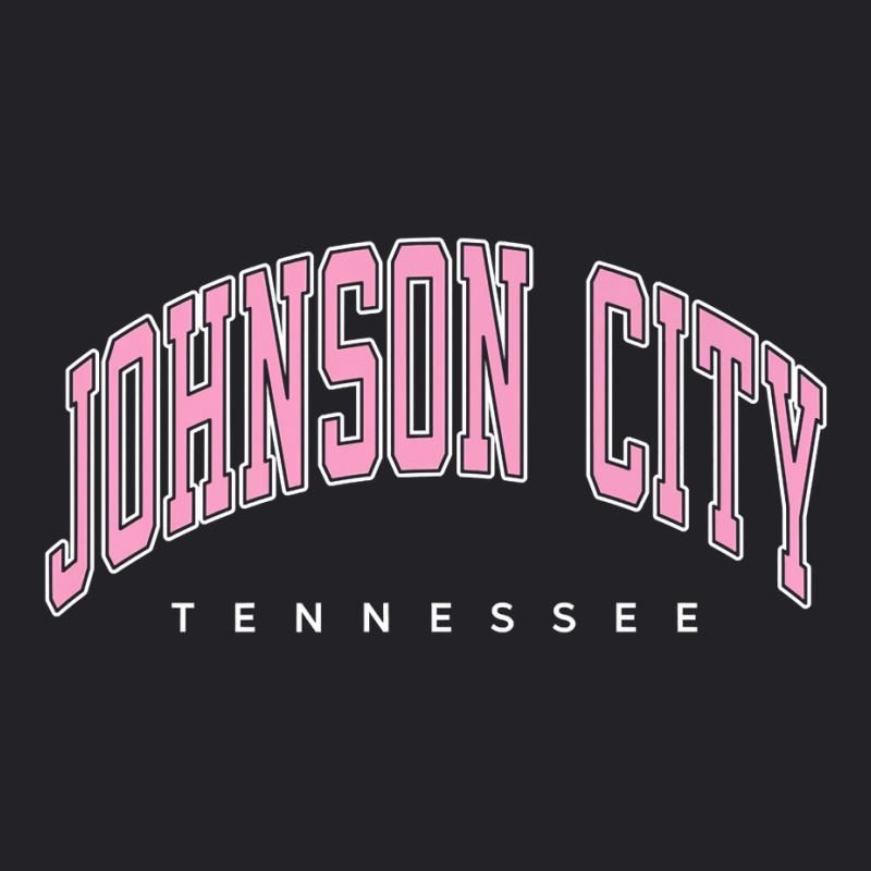 Johnson City Tennessee Tn Varsity Style Pink Text Premium T Shirt Youth Tee by cm-arts | Artistshot