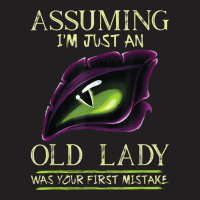 Assuming I'm Just An Old Lady Was Your First Mistake Dragon T-shirt | Artistshot