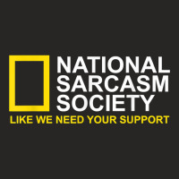 National Sarcasm Society Satirical Parody Design Men & Women T Shirt Ladies Fitted T-shirt | Artistshot