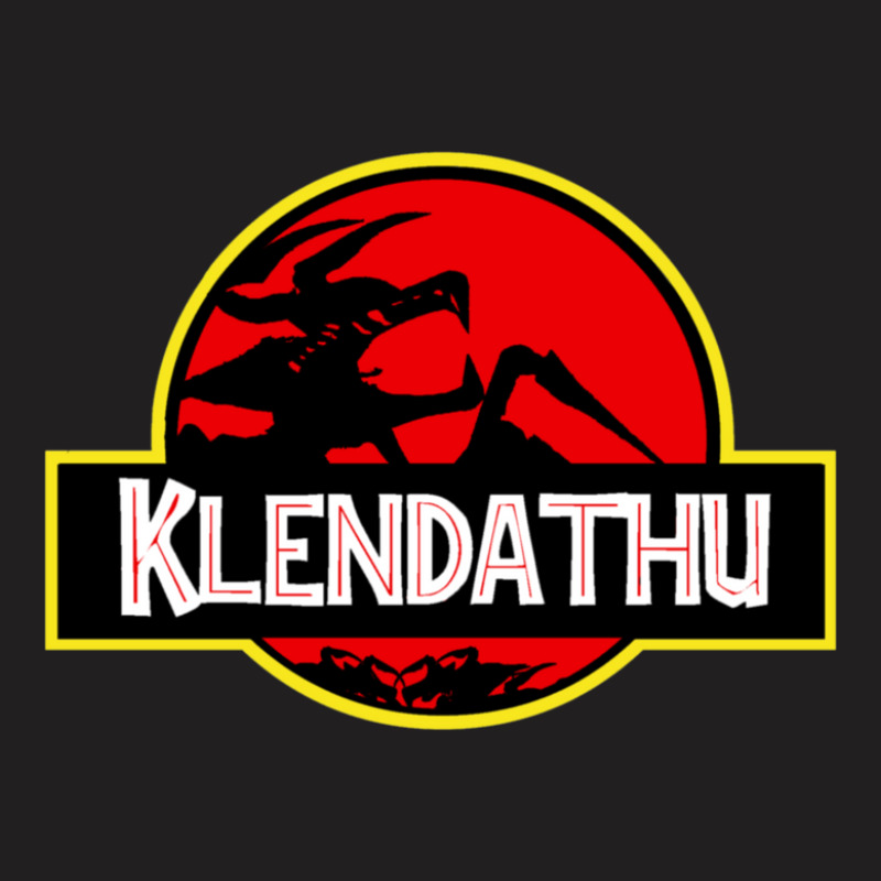 Klendathu - Starship Troopers (jurassic Park Style) T-Shirt by DanielPaulMcdonald | Artistshot