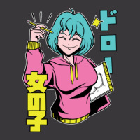 Cool Anime  With Blue Hair Smiling Drawing Ladies Curvy T-shirt | Artistshot