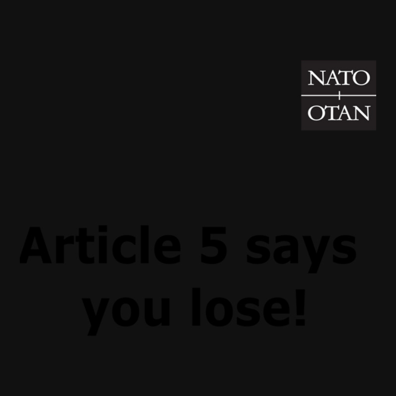 Nato Article 5 Metal Print Horizontal | Artistshot