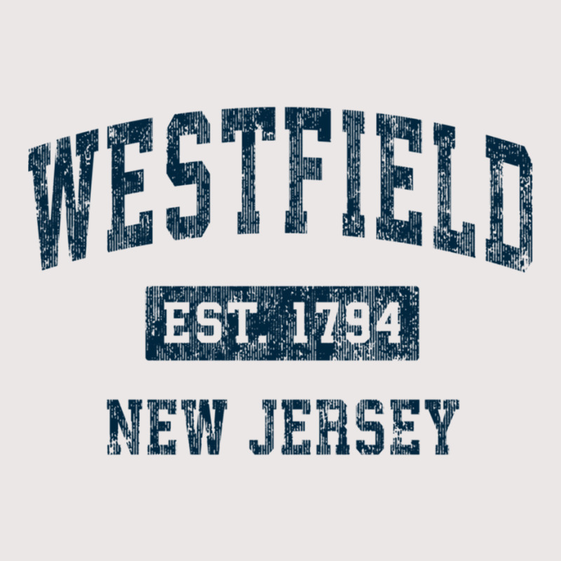 Westfield New Jersey Nj Vintage Sports Design Navy Print Pullover Hood Pocket T-shirt | Artistshot