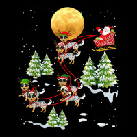 Australian Cattle Dog Reindeer Christmas Riding Santa Maternity Scoop Neck T-shirt | Artistshot