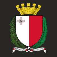 Coat Of Arms Of Malta Ladies Fitted T-shirt | Artistshot