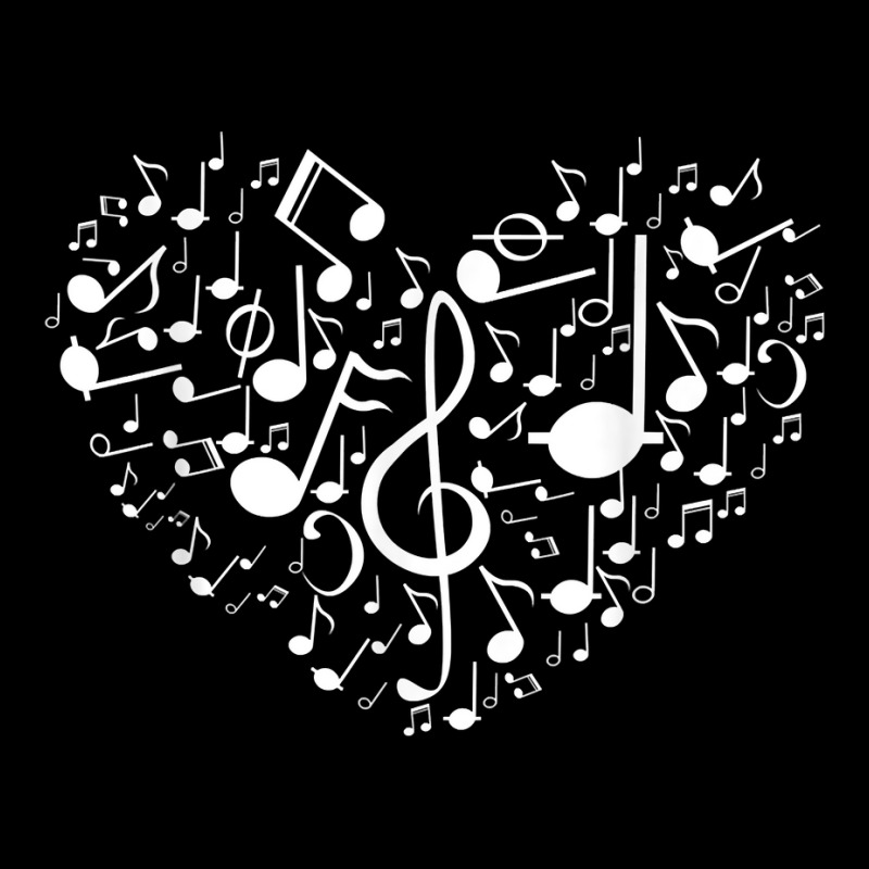 Music Heart Musical Notes Musician Composer Instrumentalist T Shirt Adjustable Cap by cm-arts | Artistshot