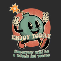 Existential Dread Retro Cartoon Bomb Grenade Nihilism Exclusive T-shirt | Artistshot