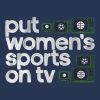 Put Womens Sports On Tv Men Denim Jacket | Artistshot