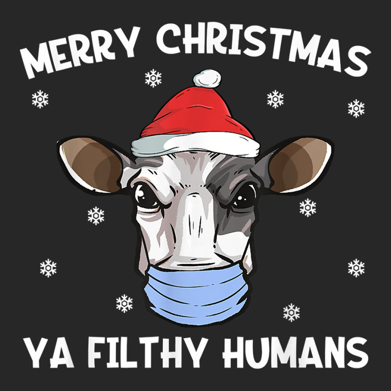 Merry Christmas Milk Cow Face Mask  Dairy Cow Santa T Shirt Men's T-shirt Pajama Set | Artistshot