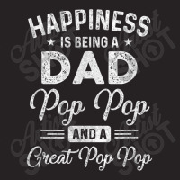 Happiness Is Being A Dad Pop Pop And Great Pop Pop Vintage Cap | Artistshot