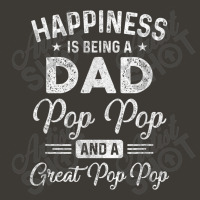 Happiness Is Being A Dad Pop Pop And Great Pop Pop Bucket Hat | Artistshot