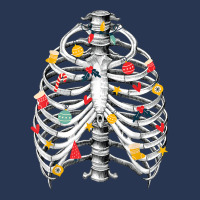 Skeleton Rib Cage Bauble Radiology Radiologist Christmas T Shirt Ladies Denim Jacket | Artistshot