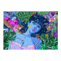 Perfect Blue Misa Illustration Sticker | Artistshot