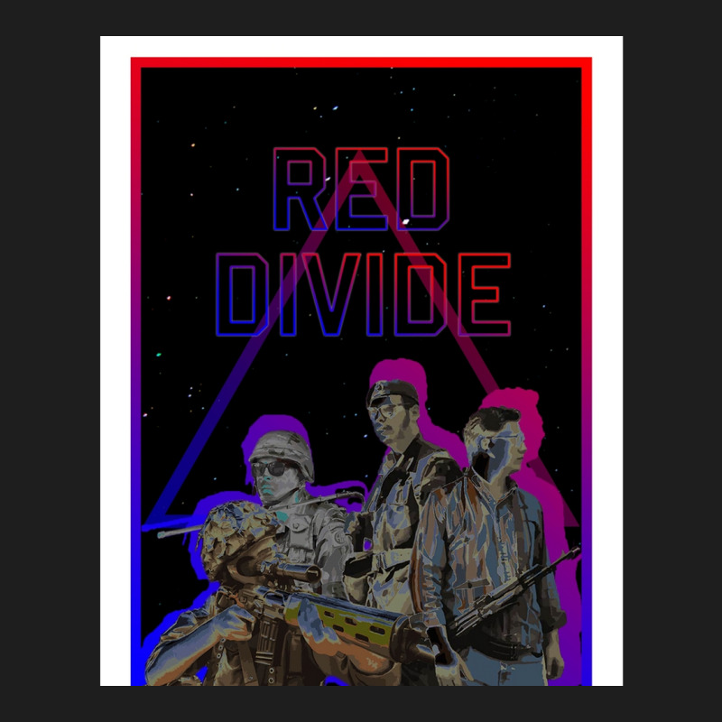 Red Divide  Retrowave Graphic Classic T-shirt by cm-arts | Artistshot