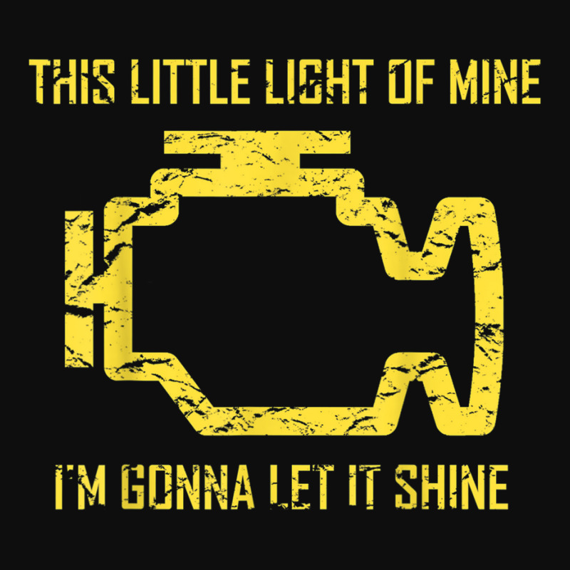 This Little Light Of Mine  Check Engine Light  Copy Copy Crop Top by MelanieKathleen | Artistshot