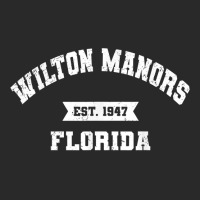 Wilton Manors Florida Fl Vintage Athletic Sports Established T Shirt Printed Hat | Artistshot