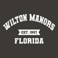 Wilton Manors Florida Fl Vintage Athletic Sports Established T Shirt Bucket Hat | Artistshot